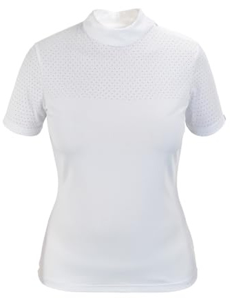 4Riders Damen Turniershirt Saint Tropez, Elegantes Reitshirt mit funktionalem Material, atmungsaktiv und bequem für Turnier und Reitsport