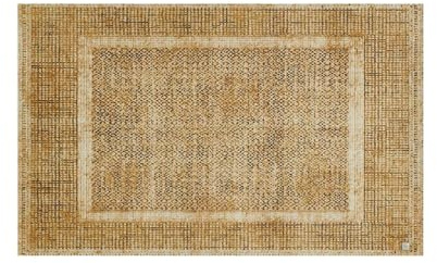 Barbara Becker Fußmatte Square, Schmutzfangmatte, für Eingangsbereich Wohnungstür, Fußabstreifer, Türmatte, Gelb, 50 x 70 cm