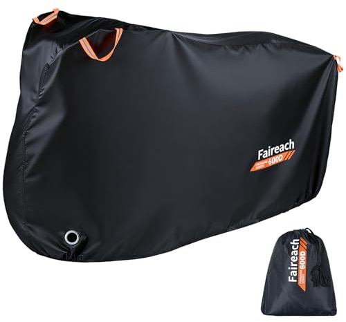 Waterproof 600D Bike Cover For Outside Storage, Outdoor Bicycle Ebike Cover | Bike Cover For 1 Bike, Anti-Rain, Snow, Dust, Uv, Lock Hole, Storage Bag For Mountain, Electric Bike, Road/Heavy-Duty Bike