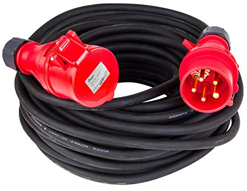 25 m CEE Verlängerungskabel Starkstrom H07RN-F 16A 5x1,5 5G1,5mm²