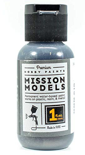 MISSION MODELS MMM-010 Gun Metal Gunmetal Acrylic Paint 1 oz (30ml)