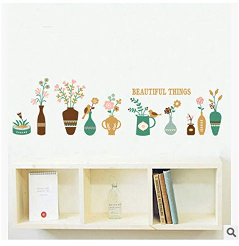 Vase skirting pared pegatina decoración casa pared pegatina 60 * 90cm