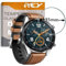 3X Protector de Pantalla para Universal de 35mm, Cristal Vidrio Templado Premium Reloj SmartWatch ¡¡¡ Medir Antes de Comprar !!!