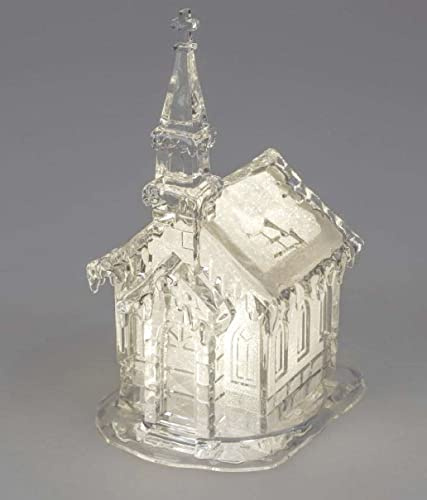 Bollweg Formano - Winterkirche 25 Acryl mit Licht warm-weiß