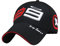 Mfacl Baseballkappe Visier Sportkappe Casual Hat, Moto GP 99 Jorge Lorenzo Hüte für Männer Rennkappe Baumwollmarke Motorrad Racing Baseballkappen Auto Snapback Schwarzer Hut
