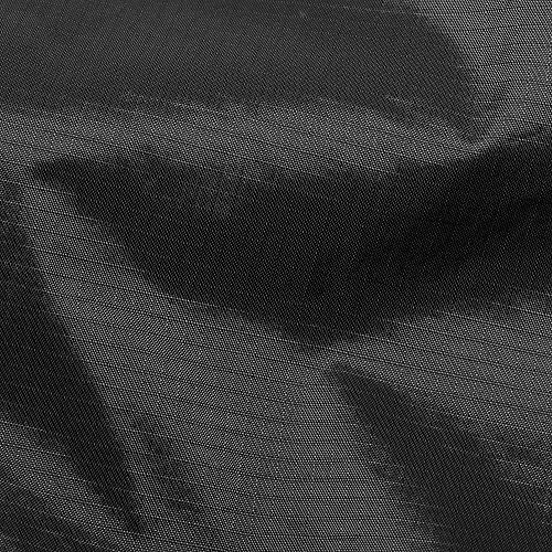 Gewebtes Polyester, Ripstop, wasserabweisend, reißfest, für den Außenbereich, 150 cm breit, Dunkelgrau, Meterware