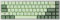 BOYI WK68 - Teclado mecánico RGB trimodo, 65%, montado en junta intercambiable en caliente, Bluetooth 5.0/2.4GHz/tipo C, con cable, Matcha PBT teclas, teclado compacto para juegos (interruptor rojo