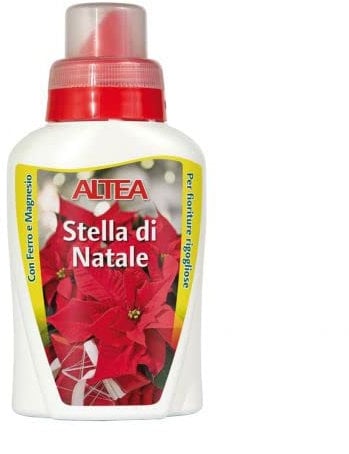 ALTEA STELLA DI NATALE - Concime liquido per poinsettie (stella di natale) da 300g