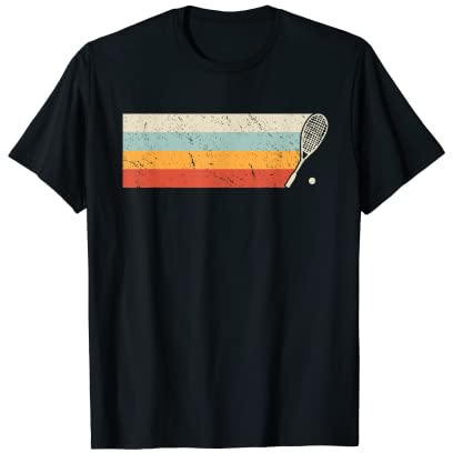 Vintage-Squash-Spieler für Squash-Teams, die Squash spielen T-Shirt