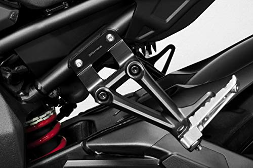 MT10 2022/25 - Kit Repositionnement Repose Pieds Passager (R-0754) - Pédales Repose-Pieds - Visserie Incluses - Accessoires De Pretto Moto (DPM Race) - 100% Made in Italy - 100% Made in Italy