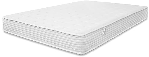 Good Nite Kleine Doppelmatratze mit Taschenfederkern, 122 cm, Hybrid-Federkernmatratze mit atmungsaktivem Schaumstoff und feuerfestem Jersey-Strickstoff