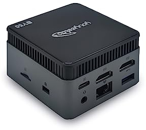 Windows 11 Pro Mini-PC Intel 11th Gen N5105 CPU, LPDDR4 8 GB RAM 256 GB M.2 NVME SSD Mini-Desktop-Computer, Tragbarer Computer unterstützt 4K UHD, 2,4 G/5,0 G Wi-Fi, BT 4.2 für Business-Home-Office