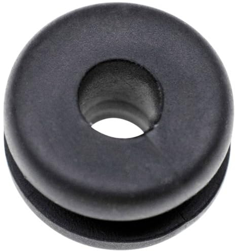 TRU COMPONENTS TC-10820712 Kabeldurchführung Klemm-Ø (max.) 6 mm Plattenstärke (max.) 1.5 mm PVC Schwarz 1000 St.