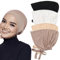 Generisch Unter Hijab Cap, Hijab Undercap 4pcs Non Slip Hijab Cap atmabreable Hijab Unterzahn