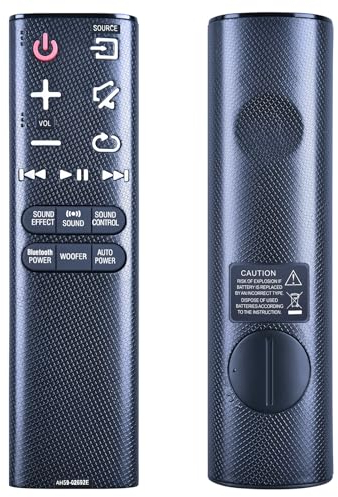 GOUYESHO AH59-02692E Télécommande de Rechange pour Barre de Son Compatible avec HW-JM35 HW-JM45 HW-JM6000 HW-JM60 HW-J355 HW-J450 HW-J550 HW-J551 HW-J600000C