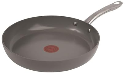 Tefal Renew On - Poêle 28 cm - Revêtement antiadhésif céramique - Induction - Indicateur de cuisson Thermo-Signal - Eco-Design - Cuisson saine - Fabriqué en France - C4240643