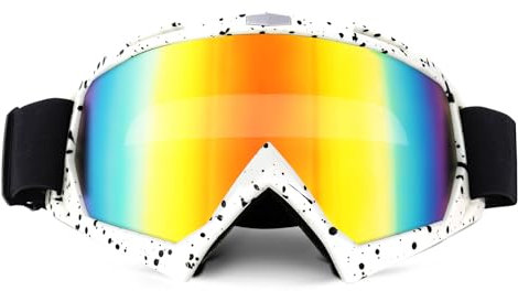 Dirtbike-Schutzbrille, Motorradhelm, Motorradausrüstung, Reiten, Motocross, Dirtbike, MX DH, Zubehör, Anti-UV, staubdicht, Anti-Beschlag, Rennen, Skifahren, für Herren, Damen, Jugendliche, Kinder