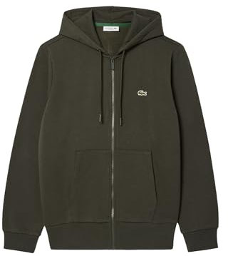 Lacoste Felpa Classic Fit da Uomo, Verde, L