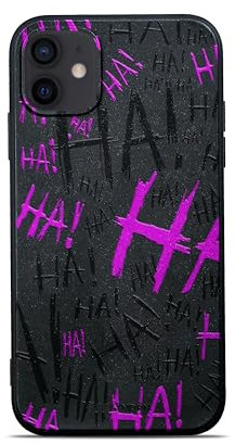 SIMPLYMDRN Slim for iPhone 11 Case - Joker Haha Design - Cool Case for Men - Superhero Villain Designer Cover - Slim and Flexible (Jokxster Violet)