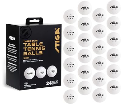 Stiga 3-Star Table Tennis Balls