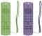Tabanzhe Firestick Remote Cover Case-Glow in the Dark Remote Control Cover for Alexa Voice Remote 3rd Gen Silicone Protective Case Remote Replacement Cover(Green and Purple)