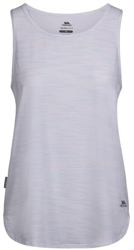 Trespass Womens Active Vest Top Kannal - Ladies Activewear Vest Top, Workout Running Tank Top, Mesh Back Panel Gym Yoga Exercise Vest, Sportswear Sleeveless Top