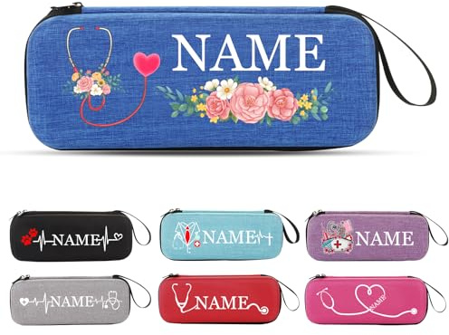 Personalisierte Stethoskop Tasche, Personalisierte Stethoskop Lagerung | Custom Designed Stethoskop Lagerung Benutzerdefinierte Namen, leichte Konstruktion, Geschenk für Ärzte & Assistenten