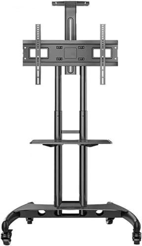 Mobile TV Stand on Wheels, TV Riser TV Mounts, Stands & Turntables, Trolley Floor Bracket, Television Stands