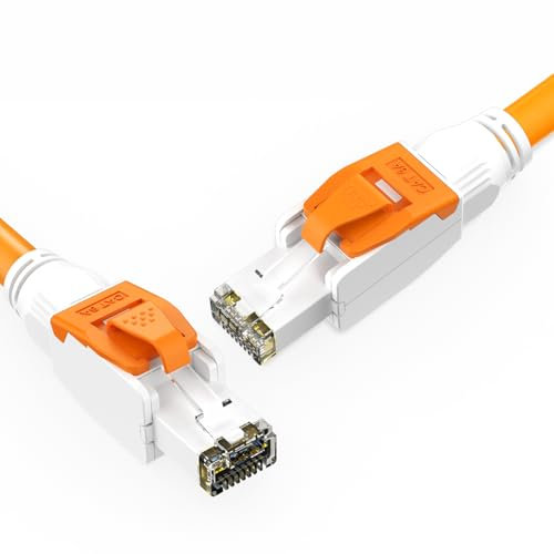 Greluma 2 Pz Connettore RJ45 senza attrezzi, spina di terminazione di campo CAT6A, spina modulare placcata in oro, connettore Ethernet UTP CAT6A senza attrezzi per cavo di rete CAT5, CAT6