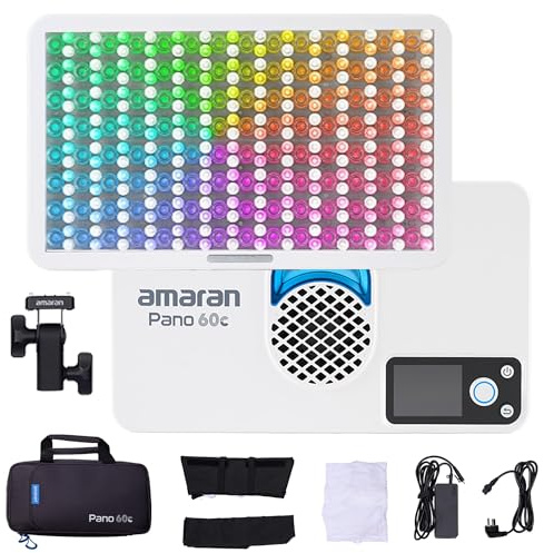 Amaran Pano 60c Kit Led Video Panel Light 60W RGBWW Full Color Lights