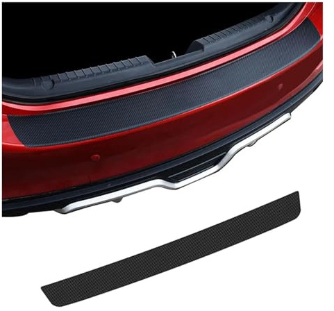 CGREAGH Auto Heckstoßstangenschutz Aufkleber,für VW Polo GTI 2012 2013 2014 2015 2016-2023 2024 2025 Kofferraum Anti Kratz Dekoration Kratzschutz Selbstklebender Abriebfest