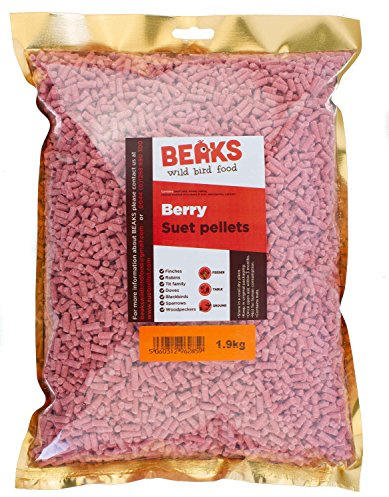 BEAKS wild bird food Suet pellets/Berry / 1.9kg