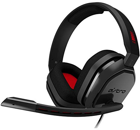 ASTRO Gaming A10 Casque Gamer, Léger et Résistant, Audio, 3,5mm Audio Jack, Compatible avec Xbox Series X|S, Xbox One, PS5, PS4, Nintendo Switch, PC, Mac, Smartphone - Noir/Rouge