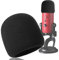 YOUSHARES Microphone Foam Cover - Windscreen Large Size Mic Cover for Blue Yeti, Yeti Pro, MXL, Audio Technica