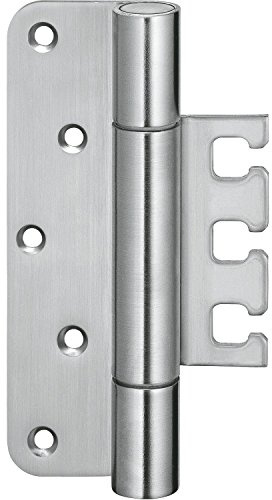 Objektband VX 7729 f. stumpf einsch. Türen, Bandhöhe 120 mm, Edelstahl