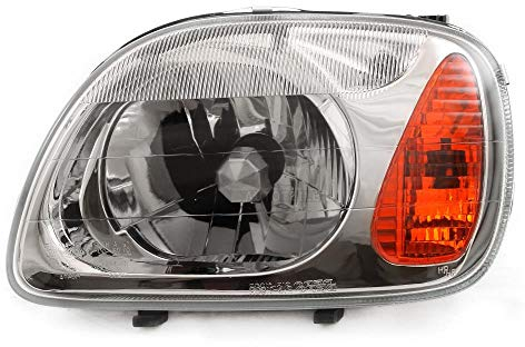 Diederichs Halogenscheinwerfer links für Nissan Micra K11 Bj. 2000-2003, weiß, klares Glas, 12 Volt, H4, E-Typ-geprüft, Erstausrüsterqualität, Rechtsverkehr, Auto