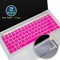 Tastatur-Schutzhülle für HP 14 Zoll (35,6 cm) Laptop, kompatibel mit HP Pavilion x360, 35,6 cm (14 Zoll), Tastatur-Schutz-Zubehör, Hot Pink + Transparent, 2 Stück