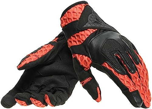 DAINESE AIR-Maze Unisex Gloves Black Flame-Orange XXS