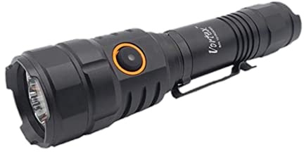 Vortex TK108R Taktische wiederaufladbare Hochleistungs-LED mit hoher Helligkeit Bis zu 2800 Lumen Typ III hart eloxierte Batteriestandsanzeige Momentumschalter Taktische Taschenlampe