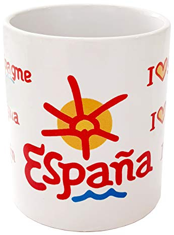 TAZA ESPAÑA. MUG YO AMO ESPAÑA