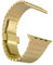MaKTech Metallarmband,Gliederarmband aus Edelstahl Kompatibel mit Apple Watch Series 10/9/Ultra 2/SE/8/7[2024] (46mm/45mm/44/49mm,Gold)