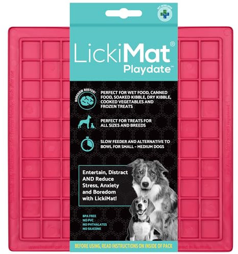LICKIMAT Playdate - small 20 x 20 cm in div. Farben, Farbe:pink