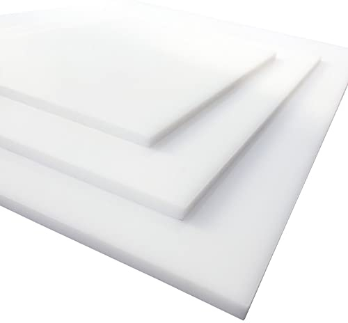 Plaque de verre acrylique blanc. Épaisseur de 2 mm ou 4 mm. Feuille de verre acrylique. Verre synthétique. Plaque PMMA XT. Verre de sécurité extrudé - 150 x 210 mm - 2 mm -