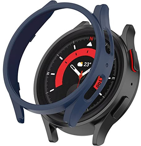 Tyogeephy Funda Compatible con Galaxy watch 5 pro 45mm Protector de pantalla Suave TPU Resistente a los arañazos Full Cover para Galaxy watch 5 pro 45mm Smartwatch Accesorios