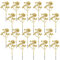 20 Pack 18cm Christmas Artificial Gold Berries Stems,Christmas Holly Berries Burgundy Gold Berries Picks Holly Berries Branches for Christmas Tree Xmas Wreath Crafts Wedding Winter Home Decoration