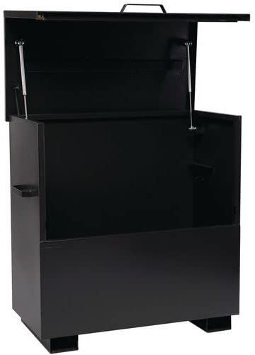 Horison Industries Metal Tool Box With Lock - 1175x640x1210 mm Toolbox Van Storage Solutions, Durable Powder Coated Finish Metal Storage Box, Lockable Lid Tool Boxes Vault, Heavy-Duty Security Boxes