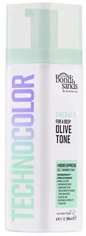 Bondi Sands Self Tanning Foam 1 Hour Express – Selbstbräuner Mousse für schnelle, streifenfreie Bräune, 200 ml