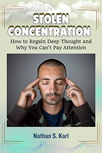 Stolen Concentration : How to Regain Deep Thought and Why You Can't Pay Attention (English Edition)