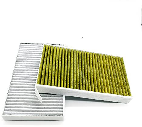 LFDTO 1Set Fit for Tesla Modell 3 Kabine Luftfilter Luftfilter Klimaanlage Kabine Filter Mit Aktivkohle 2017 2018 2019