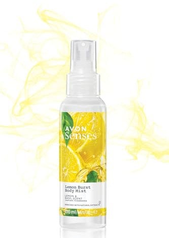 Avon Senses Body Mist Zitronen- und Basilikumduft, 100 ml